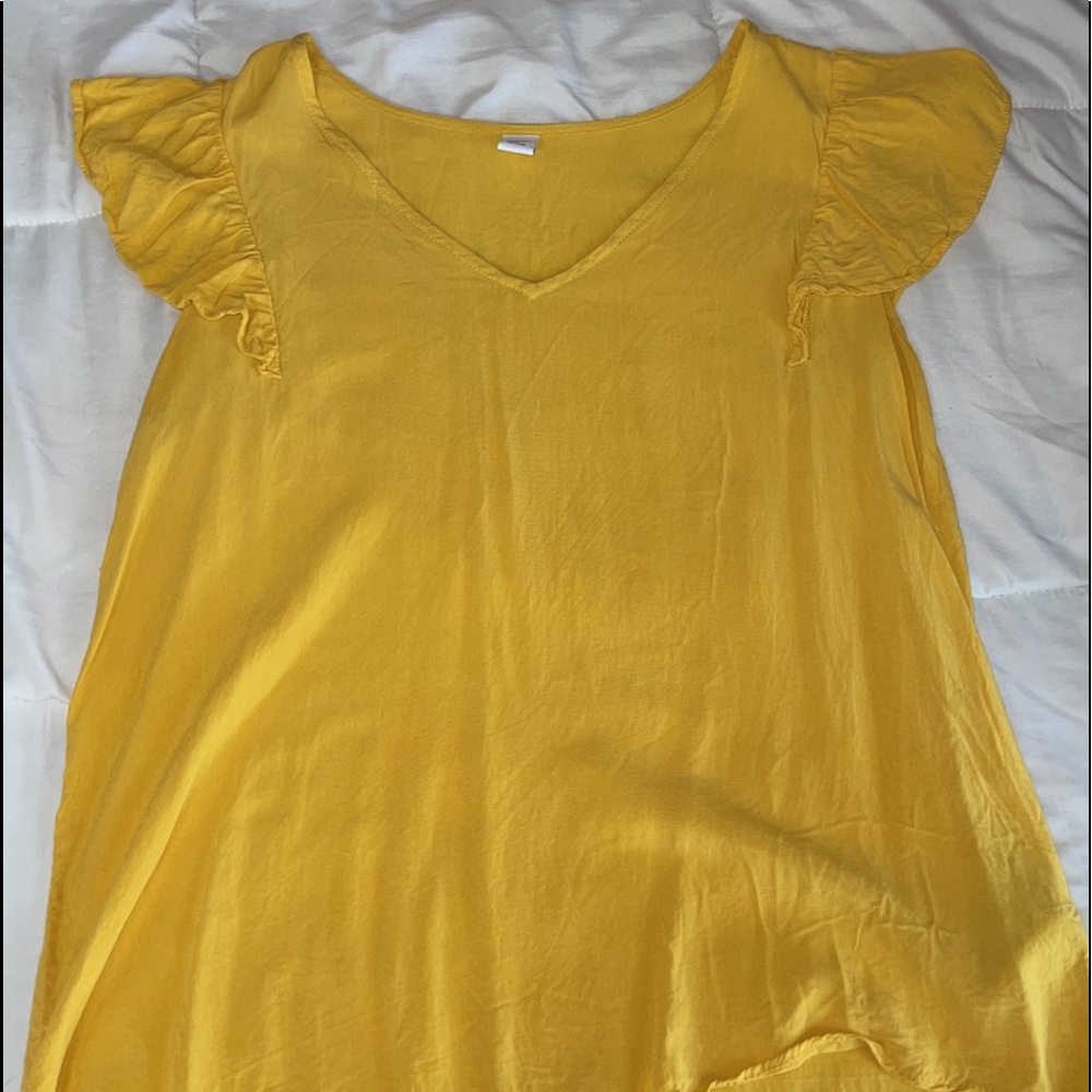 Yellow blouse